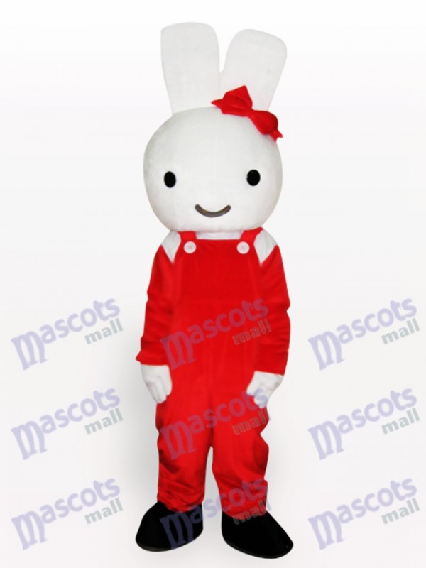 Easter Red Rabbit Animal Adult Mascot Costume