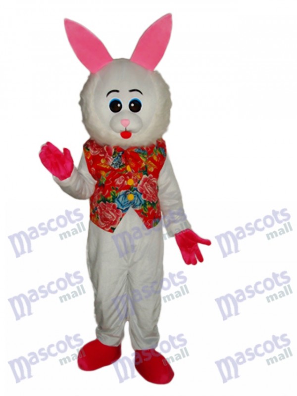 Easter Furry Face Rabbit Mascot Adult Costume