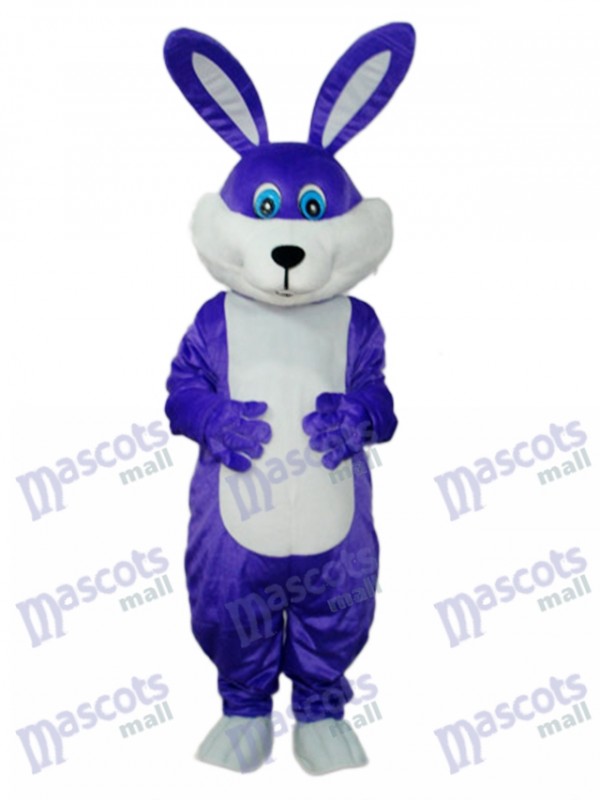 Easter Purple Rabbit Mascot Adult Costume