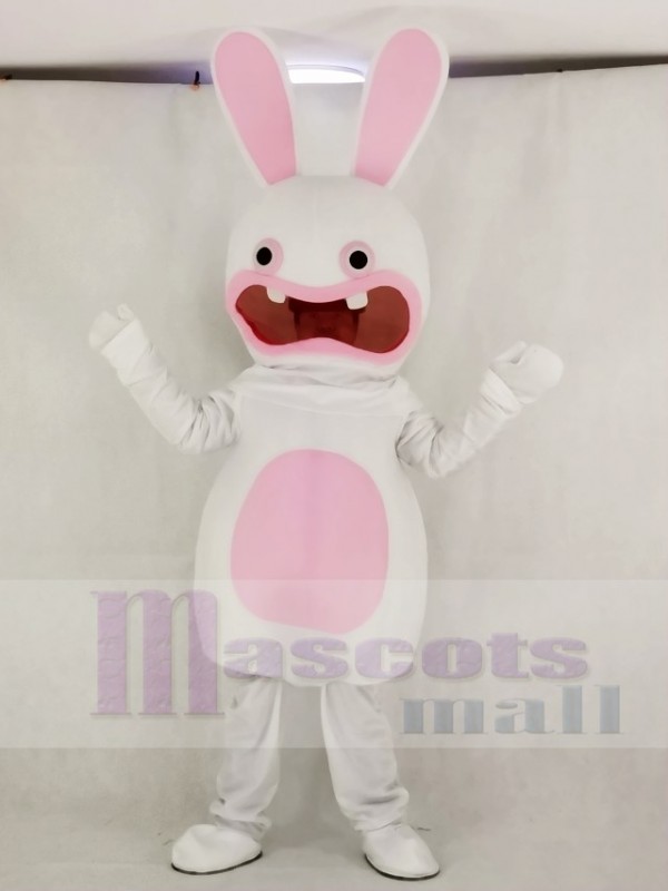 Funny Rayman Raving Rabbit Mascot Costume Cartoon	