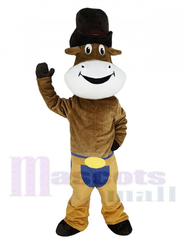 Cowboy Ox Cattle mascot costume
