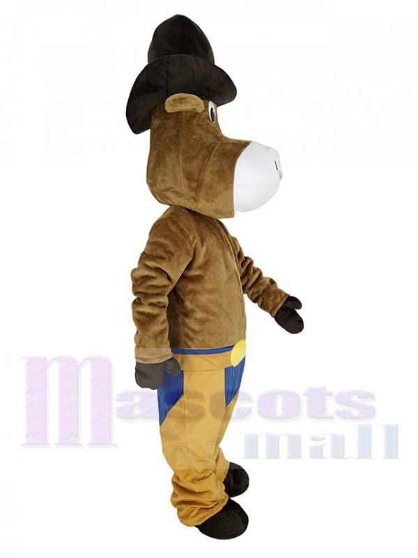 Cowboy Ox Cattle mascot costume