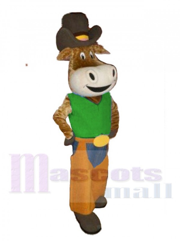 Cowboy Ox Cattle mascot costume