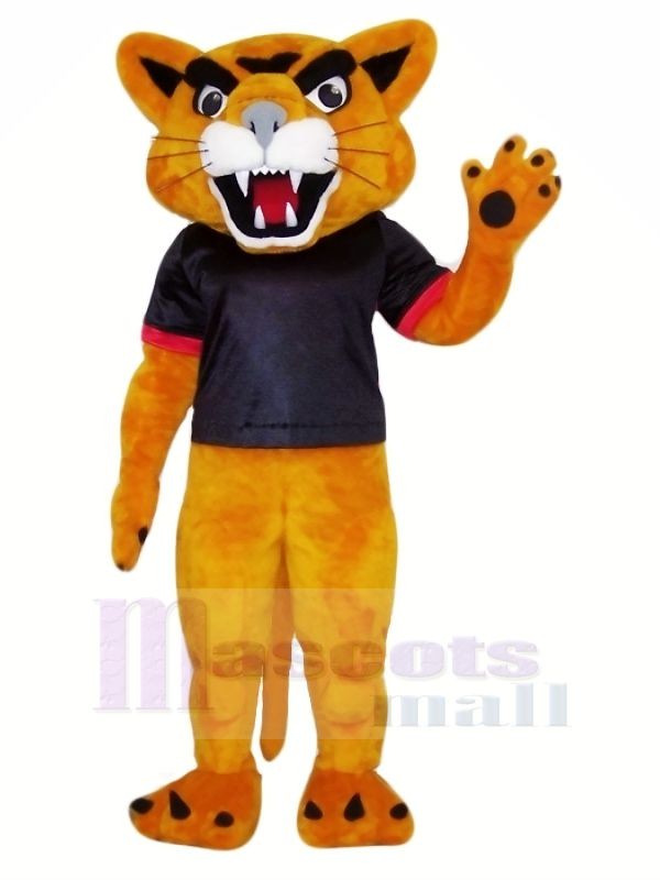 Happy Cougar Mascot Costume Cheap