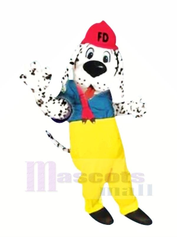 Dog with Red Hat Mascot Costumes Cartoon