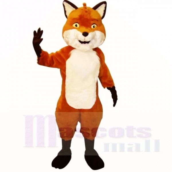 Smiling Friendly Lightweight Fox Mascot Costumes Cartoon