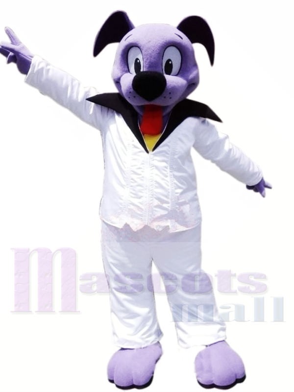 Cute Purple Dog Mascot Costumes Animal