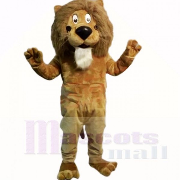 Brown Friendly Lightweight Lion Mascot Costumes Cartoon