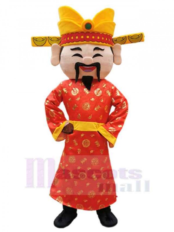 God of Wealth mascot costume