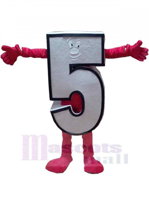 Arabic Number mascot costume