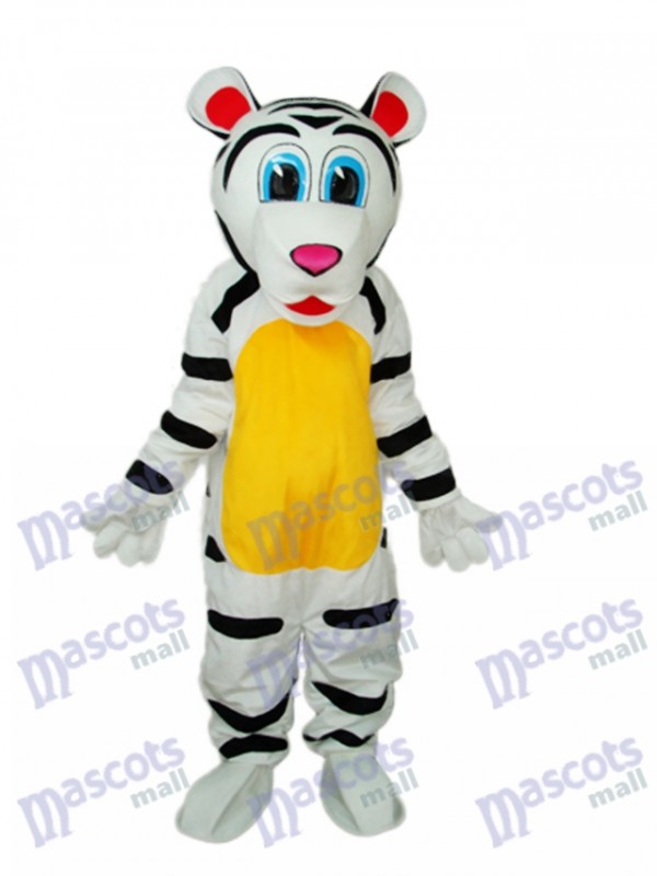 Colorful Tiger Mascot Adult Costume
