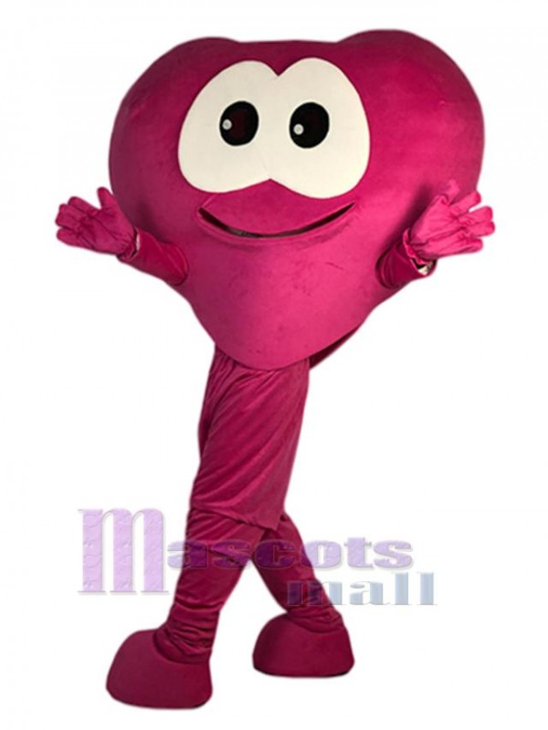 Heart mascot costume