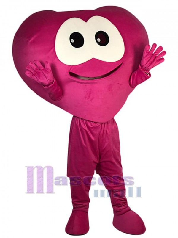 Heart mascot costume