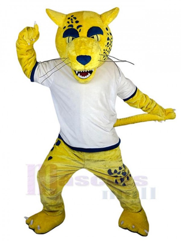 Leopard mascot costume