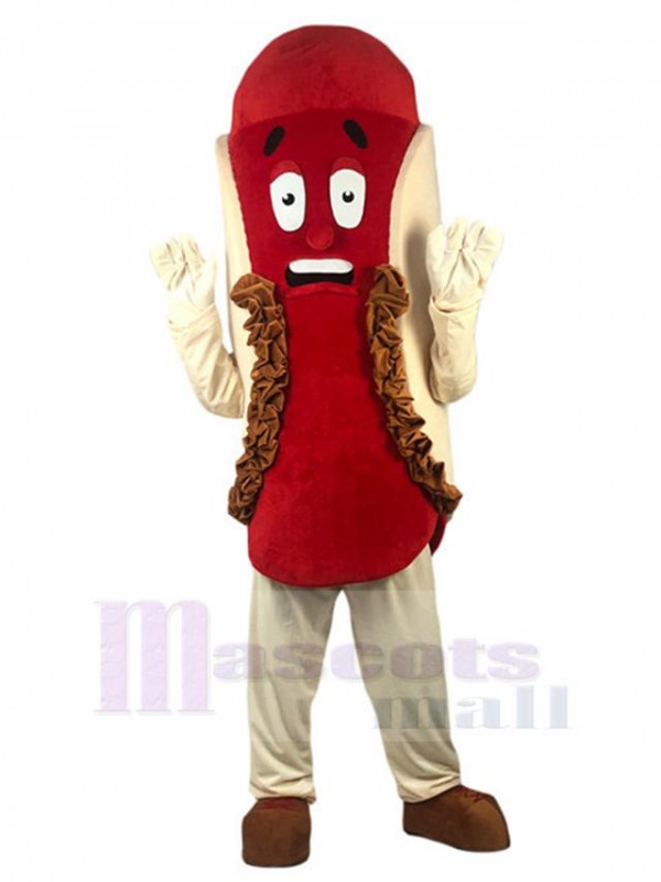 Hotdog mascot costume