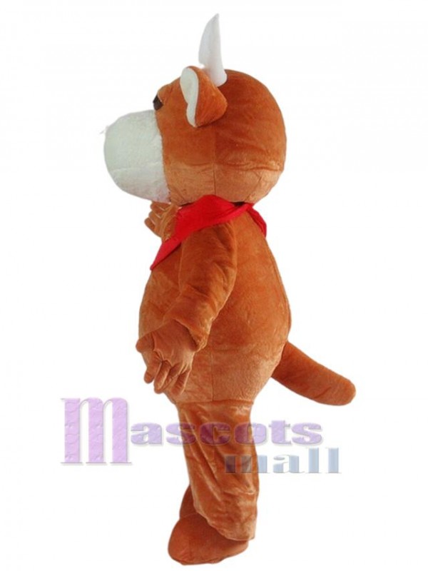 Bull mascot costume