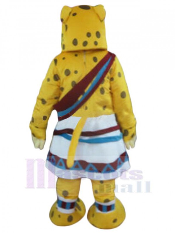 Leopard mascot costume