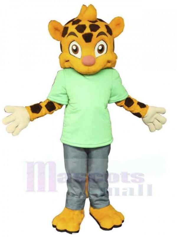 Cheetah mascot costume