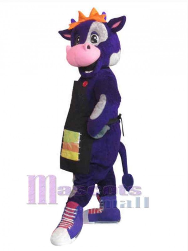 Cow mascot costume