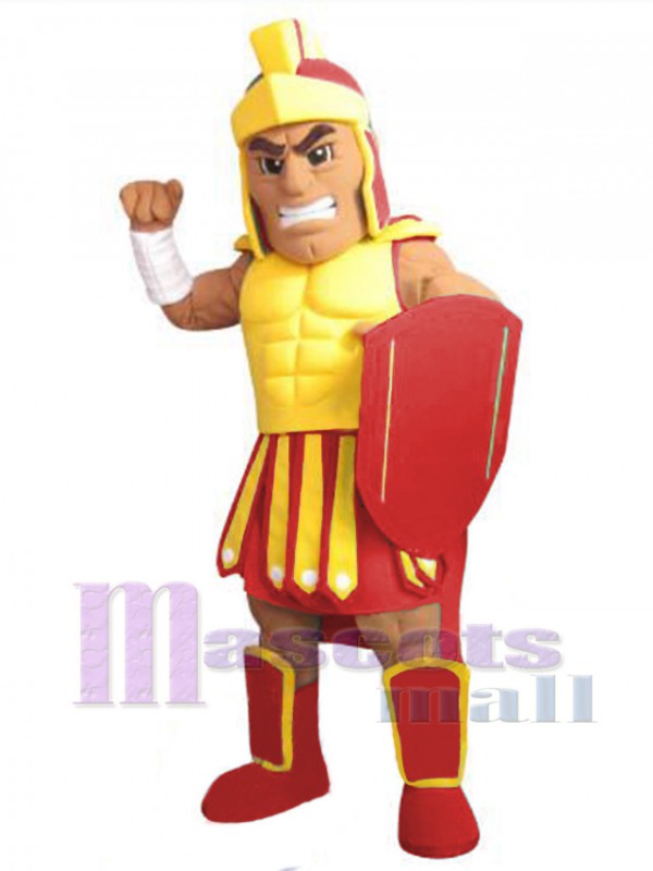 Spartan mascot costume