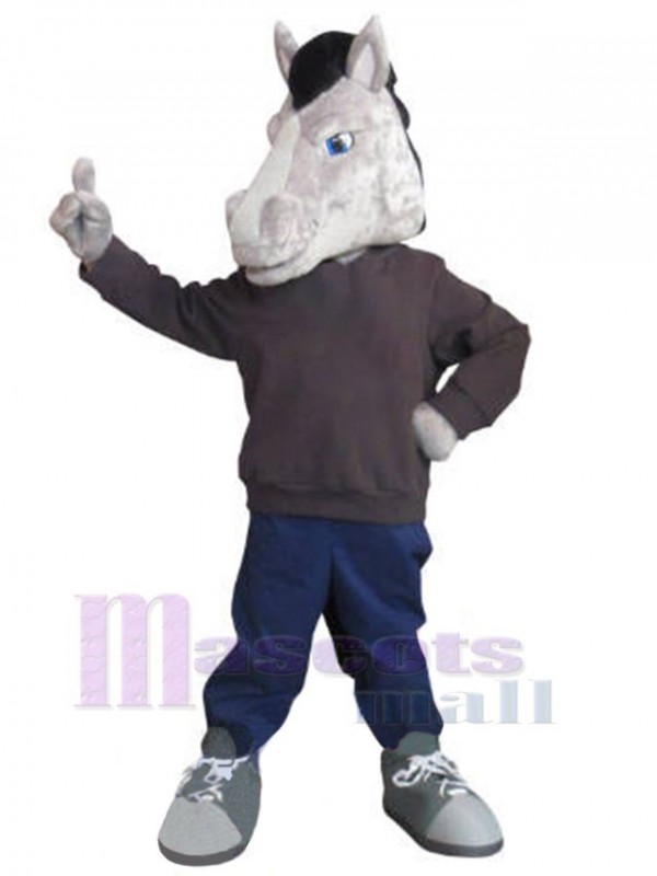 Mustang Horse mascot costume
