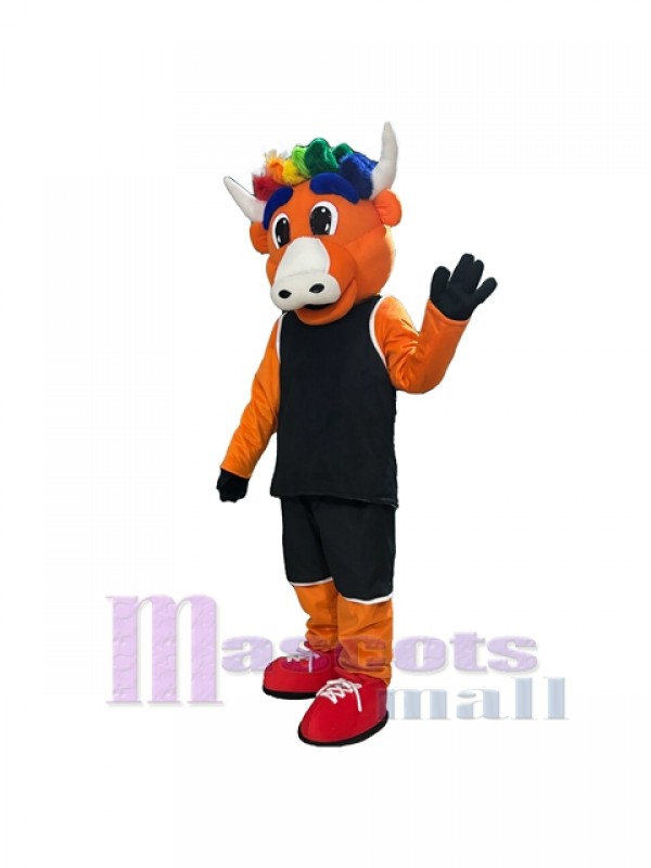 Bull mascot costume