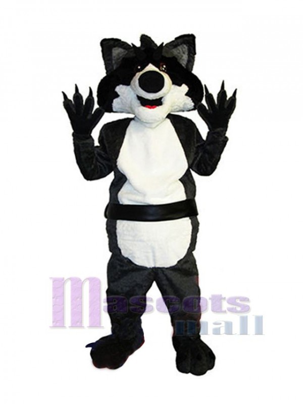 Raccoon mascot costume