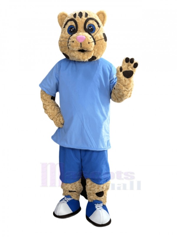 Cheetah mascot costume