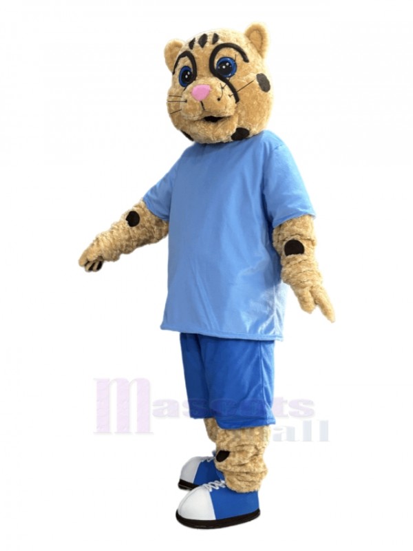 Cheetah mascot costume