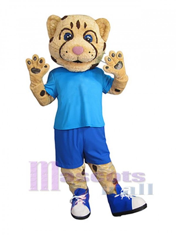 Cheetah mascot costume