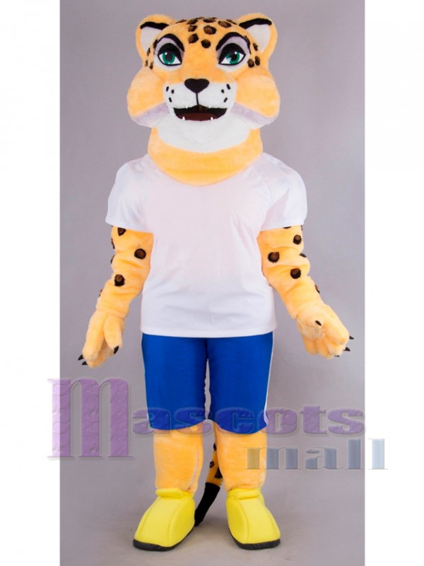 Cheetah mascot costume