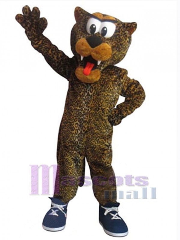 Leopard mascot costume