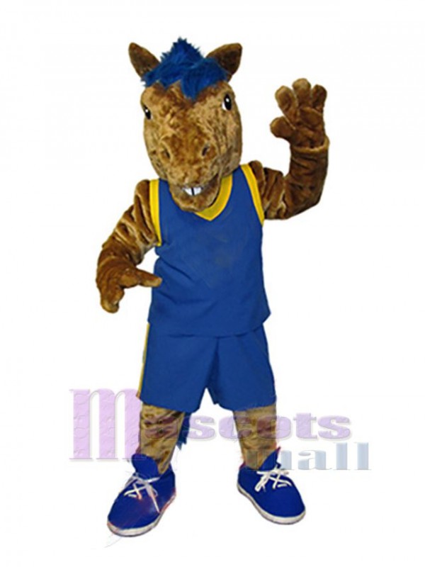Mustang Horse mascot costume