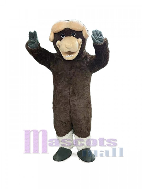 Muskox mascot costume