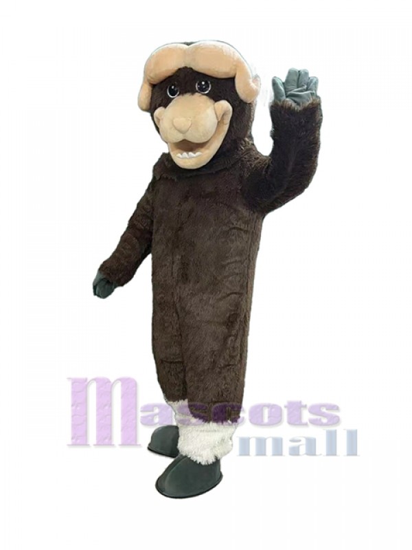 Muskox mascot costume