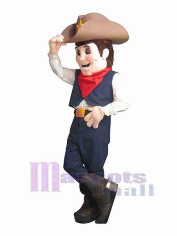 Cowboy mascot costume