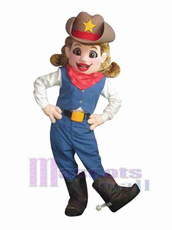 Cowgirl mascot costume