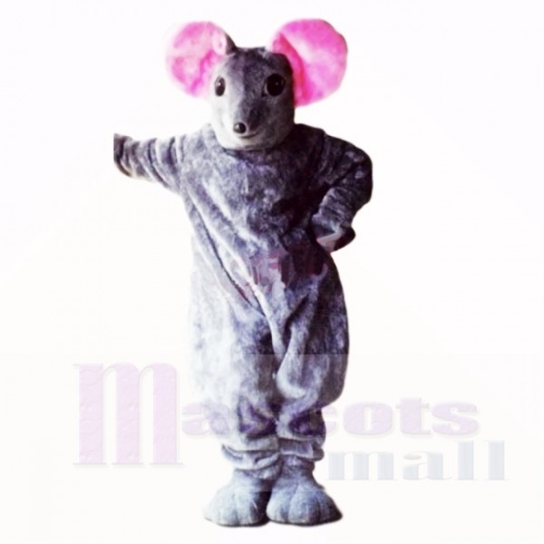 Top Quality Grey Mouse Mascot Costumes Adult