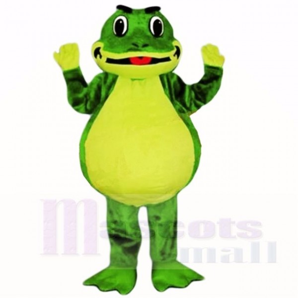 Smiling Friendly Lightweight Frog Mascot Costumes School